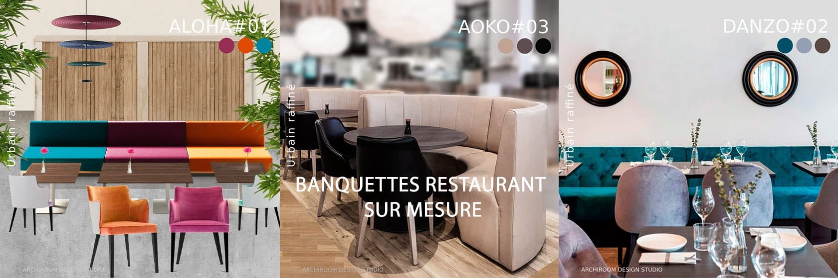 banquette restaurant sur mesure personnalisable